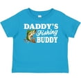 thumbnail image 3 of Inktastic Daddy's Fishing Buddy with White Text Boys Toddler T-Shirt, 3 of 5