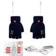 thumbnail image 3 of Guantes calefactables eléctricos Calentador de manos USB Invierno Ciclismo Esquí Mitones (Azul) Likrtyny Para Estrenar, 3 of 7