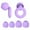 Violet, variante sur Bouchons d'Oreilles Loop Quiet 2 Confortables Réutilisables Réduisant le Bruit pour le Sommeil, la Concentration Profonde, le Voyage, la Sensibilité / Audition Flexible / Ajustement Personnalisable
