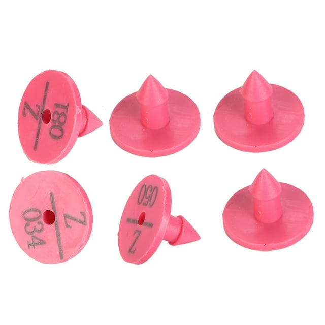 Plastic Ear Tag, Plastic Animal Ear Tag, Durable Bright Color For Cat Dog