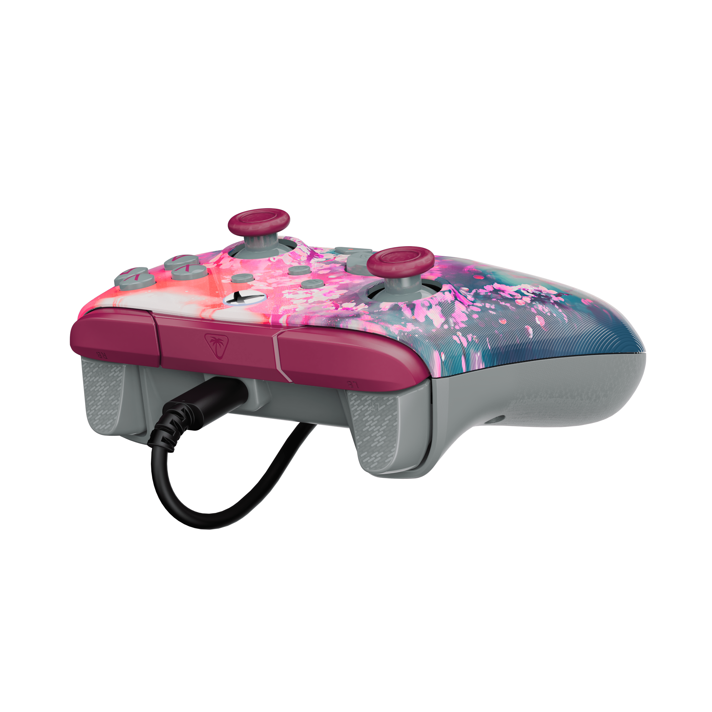 Manette de gaming filaire Turtle Beach Rematch Advanced - Sous licence pour Xbox Series X|S, Xbox One et PC Windows - Lenticulaire, multi-design, boutons programmables, gâchettes - Kyoto Bloom