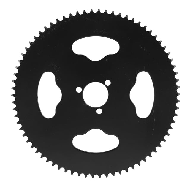 T8F Rear Sprocket, Rustproof Oil Resistant 74 Tooth Sprocket Cog Easy Installation Steel for DIY Kart