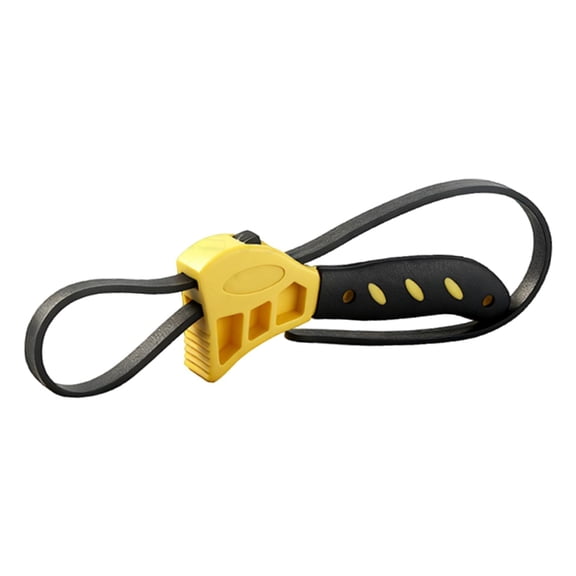 Filter Strap Wrench Universal Rubber Pipe Wrench Adjustable Belt Wrench Anti Slip Handle for Plumbers Mechanics Tractors
