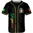 thumbnail image 2 of Personalized Guyana Baseball Jersey Shirt, GuyaneseFlag Jersey, Guyana Guyanese Pride Jersey for Men and Women (XL), 2 of 5