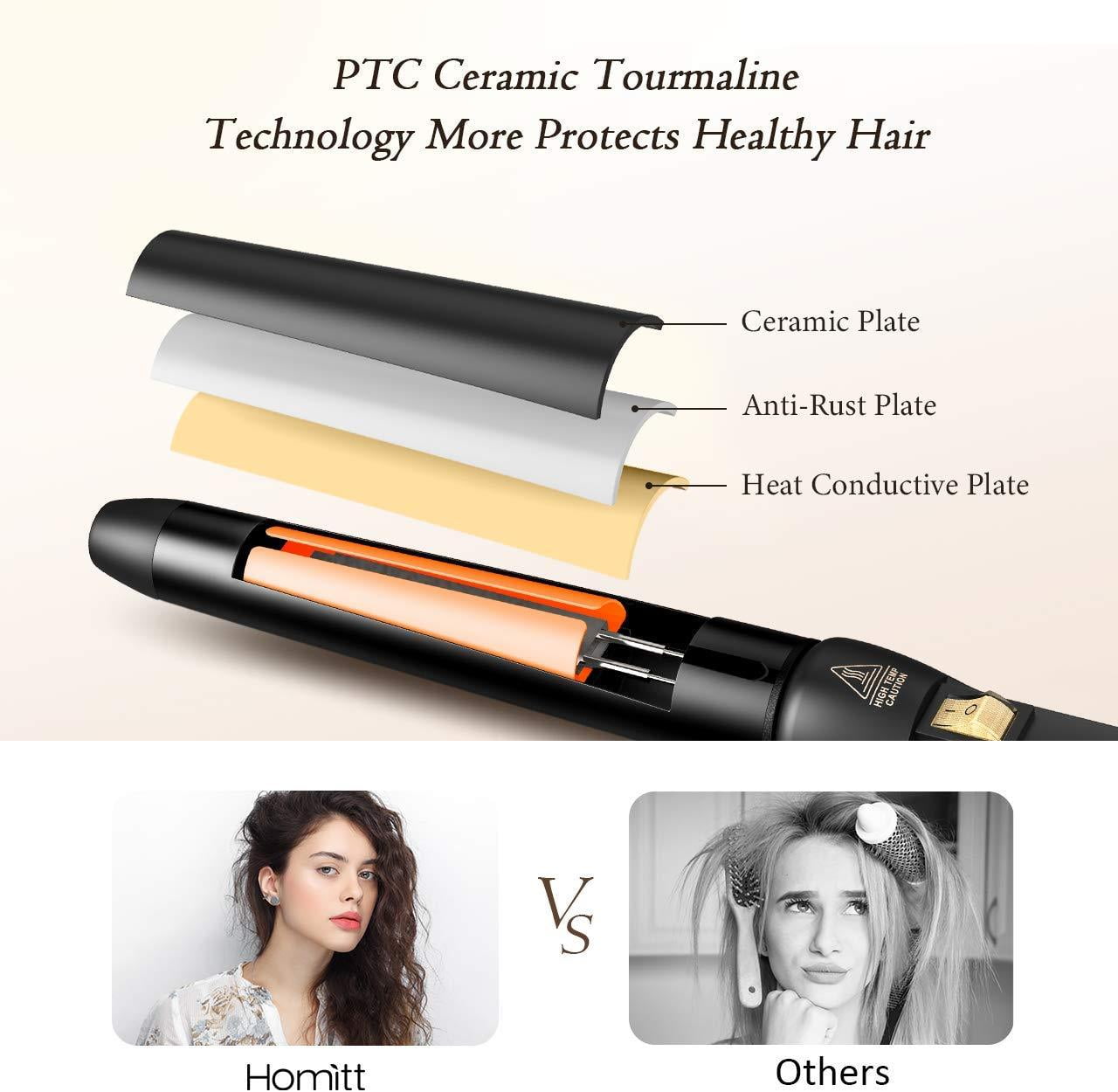 homitt beauty hair curling iron