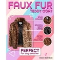 thumbnail image 2 of URBAN REPUBLIC Girls&nbsp;Fur Jacket -&nbsp;Warm Long Length Plush Ultra Soft&nbsp;Teddy Coat&nbsp;Faux Fur Jacket, 2 of 7
