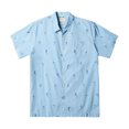thumbnail image 1 of Quiksilver Mens Sail Palm Button Up Shirt, Blue, X-Large, 1 of 1