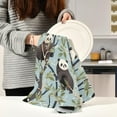thumbnail image 6 of GZHJMY Sloth Leaves Kitchen Towels 18x28inch Ultra Soft Absorbent Quick Drying Kitchen Dish Towels Washable Cleaning Cloths Hand Towels Tea and Bar Towels, 1 Pack, 6 of 7
