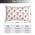 thumbnail image 3 of KLL Different Mushrooms Pillow Covers Envelope Closure,Super Soft and Cozy Fuzzy Fleece Pillow Case Cover 14"x20", 3 of 7