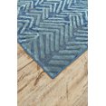 thumbnail image 3 of Feizy Brixton Modern Herringbone, Blue, 6'7" x 9'6" Area Rug Easy Care Stain Resistant Fade Resistant Casual Geometric Design Carpet for Living Dining Bed Room, 3 of 5