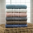 thumbnail image 5 of Unique Bargains 4 Pcs Solid Cotton Soft Waffle Hand Towels 13" x 29" Dark Blue/Beige, 5 of 5