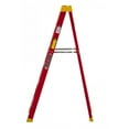 thumbnail image 6 of Louisville Ladder 6 Ft. Fiberglass Step Ladder With Molded Top, Type Ia, 300 Lbs. Load Capacity, L-3016-06, 6 of 8