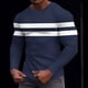 thumbnail image 1 of Blusas y camisas de manga larga con cuello redondo para hombre, ropa deportiva para el hogar, pijamas, camisetas casuales holgadas de color liso, blusa deportiva de poliéster para hombre, 1 of 5