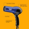 thumbnail image 3 of Conair 1875W Ionic Shine Turbo Dryer w/Atts - Blue & Black, 3 of 8