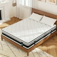 Queen Size Mattress, Nisien 10 Inch Gel Memory Foam Hybrid Queen Mattress in a Box,Euro Top Bed