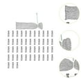 thumbnail image 2 of Shangren 12x Washing Machine Fluff Collector Washer Fluff Catcher High Performance Repair 48 Pieces, 2 of 5