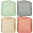 thumbnail image 1 of 4Pcs Outdoor Camping Picnic Boxes Bread Toast Storage Holders Portable Food Holders, 1 of 2