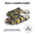 thumbnail image 6 of Wukai Excavator At Work Print Women's Indoor Bedroom Slipper Slip On Shoes, Unisex House Shoes with Anti-Skid Sole for Men, Gift for Women Men-13, 6 of 7