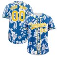 thumbnail image 3 of Camiseta de béisbol personalizada con nombre del equipo impreso y número, camiseta deportiva con patrón de grafiti para hombres/mujeres, camiseta de pareja, 3 of 5