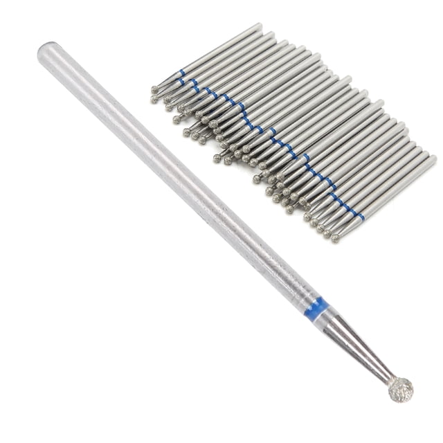 Cabezal para pulir uñas Jadeshay 50 Piezas Brocas Esféricas Accesorio