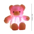 thumbnail image 6 of 2026 New! Creative Light Up LED Inductive Teddy Bear Stuffed Animals Plush Toy Colorful Glowing Teddy Bear, 20- Inch, 6 of 6