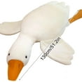 thumbnail image 2 of Extra Soft Goose Plush Hugging Pillow - Round Belly Stuffed Animal Cushion, Valentine's Day Gift, Cozy Holiday Cuddle Companion, Soft Winter Home Accent & Durable Sofa/Bed Decor, 51.2in, 2 of 8
