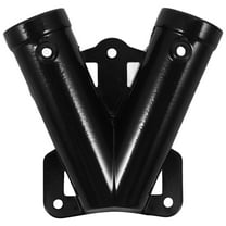 FRCOLOR 1 Set Side Mount Flag Pole Bracket Double Flag Pole Holder Flag Pole Bracket Dual Flag Pole Mount Outdoor Wall Mount Rack