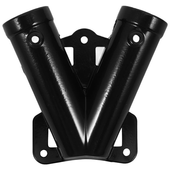 FRCOLOR 1 Set Side Mount Flag Pole Bracket Double Flag Pole Holder Flag Pole Bracket Dual Flag Pole Mount Outdoor Wall Mount Rack