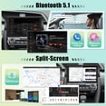 thumbnail image 4 of Radio de coche Leadfan para Honda Civic 2016-2021 con CarPlay Android Auto inalámbrico, pantalla tác, 4 of 8