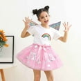 thumbnail image 2 of MEZZALL Toddler Kids Girls Ballet Skirts Birthday Holiday Party Dance Skirt With Wing Outfits Soft Baby Wear, 2 of 4