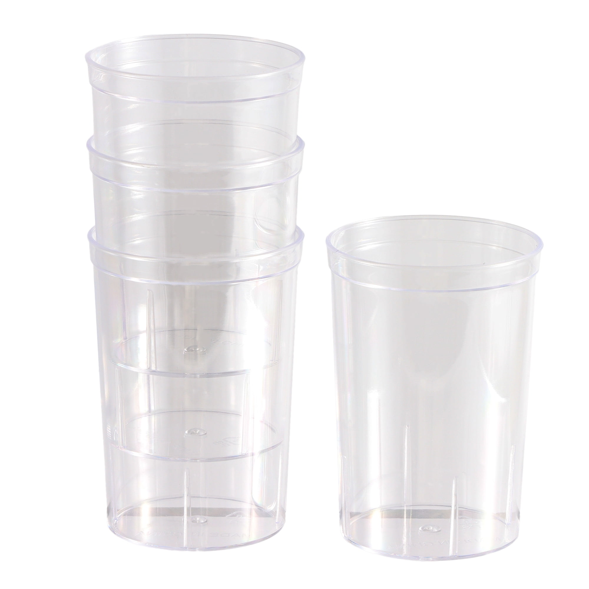 20 Count, 1.7 FL OZ, 2.1 x 1.5 IN Clear Disposable Plastic Mini Shot Glasses, by Way To Celebrate