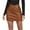 Khaki, variant on Sngxgn Skirt for Women Pleated High Waist Skater Skirt Skirts(Black,XL)