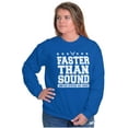 thumbnail image 3 of US Air Force USAF Faster Than Sound Sweatshirt for Men or Women Brisco Brands S, 3 of 6