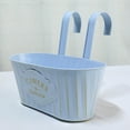 thumbnail image 7 of ZenCart Over Fence Planter Iron Hanging Flower Pot Railing Planter with Detachable Hooks for Home Garden Fence Deck Railing Terrace, 7 of 7