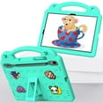 thumbnail image 5 of SaniMore Kids Case for Samsung Galaxy Tab S9 11" 2023 SM-X710/X716B/X718U and for Galaxy Tab S8 2022 / S7 2020, EVA Shockproof Rotate Handle Folding Stand Cute Bear Cover for Boys Girls, Mint, 5 of 10