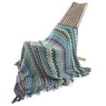 thumbnail image 5 of Blue Chevron Throw Blanket, 5 of 5