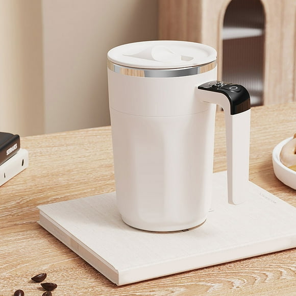 Fiudx Vaso Mezclador de Temperatura Inteligente, Mezcla Automática Magnética, Portátil y Ligero, Ideal para Café y Batidos, Diseño Ideal para Viajes, Uso Versátil, Capacidad de 350 Ml