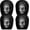 4Pcs#2, variant on Scary Headrest Covers For Cars 4 Pack - Washable Stretch Fabric Spooky Ghost Design, Universal Seat Headrest Protector