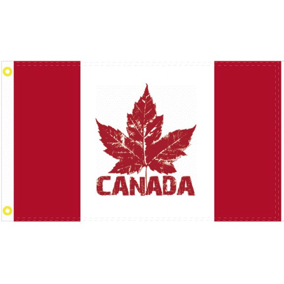 Vintage Canada 3'X5' Flag ROUGH TEX® 100D