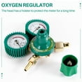 thumbnail image 4 of Oxygen Gas Bottle Regulators O2 Reducing Pressure Inhaler Acetylene Double Gauge Regulator Tank, 4 of 9