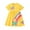 Yellow, variant on LYMAYTER Baby Girls Summer Dresses Cute Rainbow Short Sleeve Dresses Casual Kids Summer Sundress 2-8T