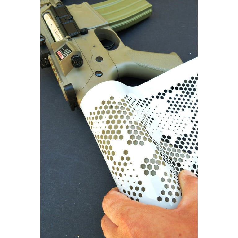 2 PACK Mylar Camouflage Stencils DIY Rifle Gun Airbrush Paint Mask HexTac Camo - Walmart.com 2-pack-mylar-camouflage-stencils-diy-rifle-gun-airbrush-paint-mask-hextac-camo-walmart-com