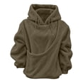thumbnail image 4 of Women's Oversized Hooded Sweatshirt With Pet Pouch Front Pocket, Lined Pullover Hoodie For Small Dogs Cats And Daily Wear, 4 of 7