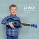 thumbnail image 4 of Guitarra acústica folk de 23 pulgadas, instrumento musical para principiantes, guitarra de 6 cuerdas, juguete para niños (rosa), 4 of 7