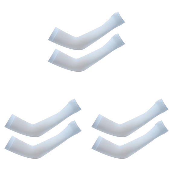 3Pairs Protection Arm Sleeves for Men & Women - Cooling Sun Sleeves with Thumb Hole for Golf, Cycling, Driving, Fishing - Sunblock Compression Sleeves for Sports & Outdoor Activities