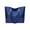 Blue, variant on HOZVOMI Large Capacity Ladies Shoulder Bag, Oxfords Cloth Splicing Soft Leather Tote Bag for Women