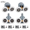 thumbnail image 1 of 4Pcs Top Replacement Shower Screen Door Rollers Zinc Alloy Runners Wheels Twin, 1 of 6