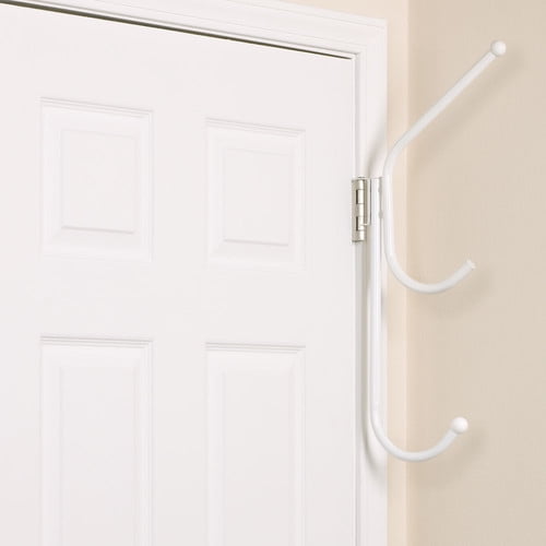 Household Essentials HingeIt Triple Hook in White