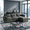 Dark gray(Thick Sponge), variant on Howcool 100" Modular Cloud Couch, L-Shaped Sectional Sofa with Ottoman, Deep Seat corduroy Fabric 4-Seat Convertible Couch for Living Room, Easy Assembly,Grey(Thick Sponge)