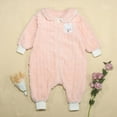 thumbnail image 4 of Tiijoy Girls Cartoon Pajama Onesie Loose Soft Warm Jumpsuit, Sizes 12-24M, 4 of 8